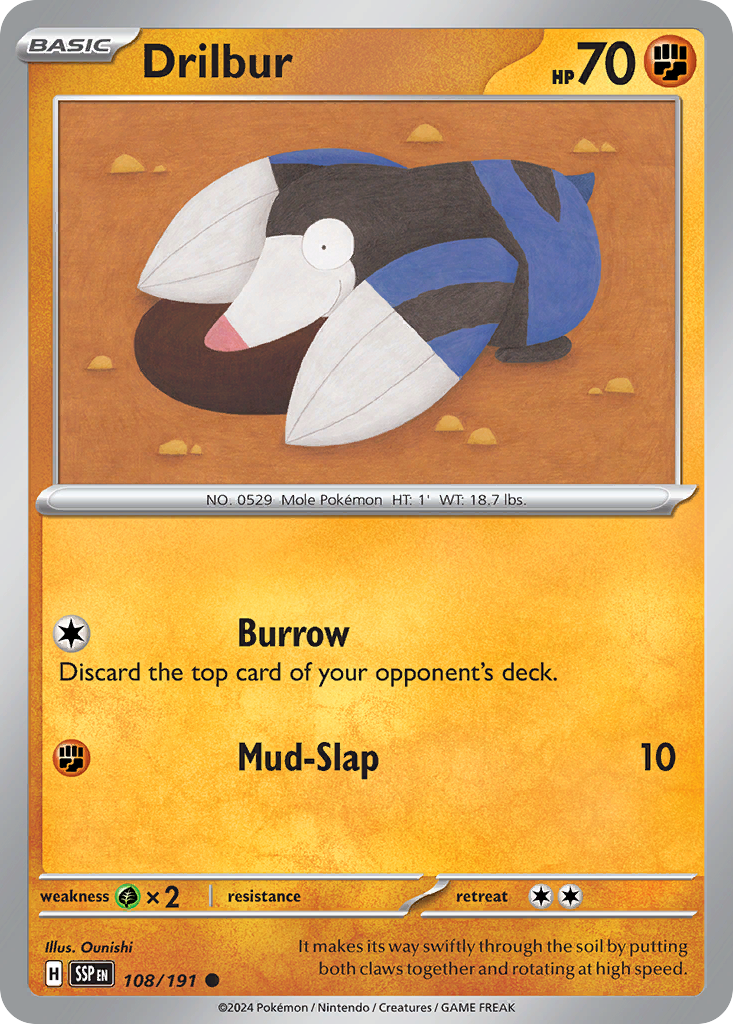 Surging Sparks Drilbur #108/191